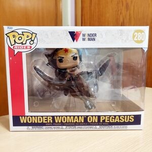 NEW Wonder Woman on Pegasus Funko Pop! Rides 280, Large Collectible Vinyl Figure